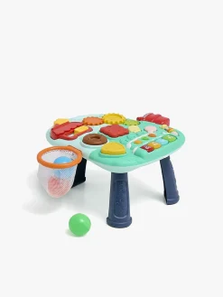 Babylegetøj-CloudberryCastle Cloudberry Castle 2-i-1 Gåvogn med Aktivitetsbord, Blå Flerfarvet