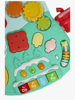 Babylegetøj-CloudberryCastle Cloudberry Castle 2-i-1 Gåvogn med Aktivitetsbord, Blå Flerfarvet