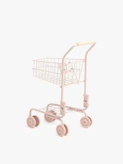 Rolleleg-CloudberryCastle Cloudberry Castle Indkøbsvogn, Dusty Pink Hvid/Lyserød