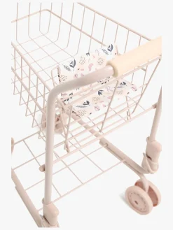 Rolleleg-CloudberryCastle Cloudberry Castle Indkøbsvogn, Dusty Pink Hvid/Lyserød