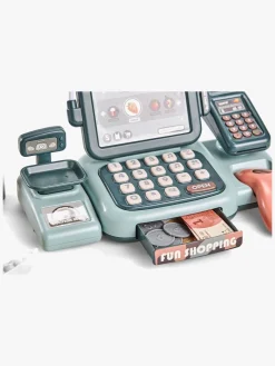 Rolleleg-CloudberryCastle Cloudberry Castle Kasseapparat med Lyd, Grøn Lyserød/Blå