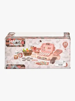 Rolleleg-CloudberryCastle Cloudberry Castle Kasseapparat med Lyd, Pink Lyserød/Grå