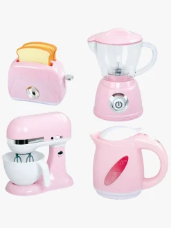 Rolleleg-CloudberryCastle Cloudberry Castle Køkkenredskabssæt 4 Dele, Pink Lyserød