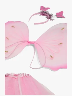 Kostumer & Udklædning-CloudberryCastle Cloudberry Castle Kostume Fe, Pink Lyserød