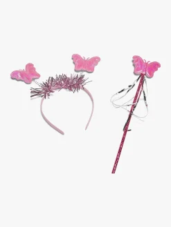 Kostumer & Udklædning-CloudberryCastle Cloudberry Castle Kostume Fe, Pink Lyserød