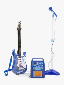 Musikinstrumenter-CloudberryCastle Cloudberry Castle Legetøjsguitar med Mikrofon & Højttaler, Blå Blå