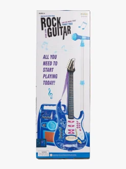 Musikinstrumenter-CloudberryCastle Cloudberry Castle Legetøjsguitar med Mikrofon & Højttaler, Blå Blå