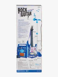 Musikinstrumenter-CloudberryCastle Cloudberry Castle Legetøjsguitar med Mikrofon & Højttaler, Blå Blå