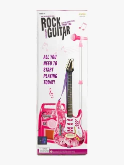 Musikinstrumenter-CloudberryCastle Cloudberry Castle Legetøjsguitar med Mikrofon & Højttaler, Pink Lyserød