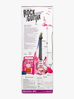 Musikinstrumenter-CloudberryCastle Cloudberry Castle Legetøjsguitar med Mikrofon & Højttaler, Pink Lyserød