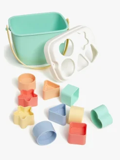 Trælegetøj-CloudberryCastle Cloudberry Castle Match A Shape Puttekasse 12 Dele