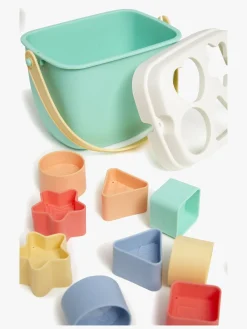 Trælegetøj-CloudberryCastle Cloudberry Castle Match A Shape Puttekasse 12 Dele