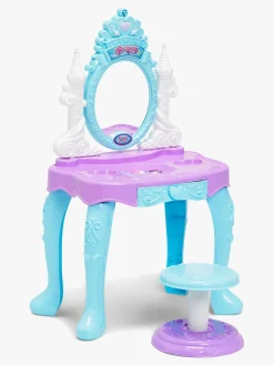 Rolleleg-CloudberryCastle Cloudberry Castle Sminkebord m. Lyd & Lys, Isblå Blå