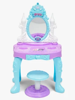 Rolleleg-CloudberryCastle Cloudberry Castle Sminkebord m. Lyd & Lys, Isblå Blå