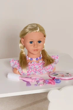 Dukker & Bamser-CloudberryCastle Cloudberry Castle Sminkedukke, Blond Lyserød/Flerfarvet