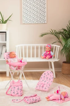 Dukker & Bamser-CloudberryCastle Cloudberry Castle Sæt m. Dukketilbehør Enhjørning Lyserød