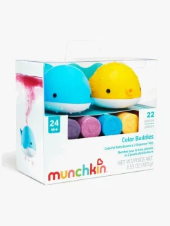 Vandlegetøj-Munchkin Colour Buddies & 20-pak Bath Bombs