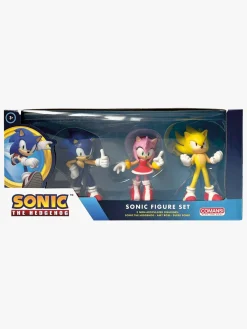Legetøjsfigurer-Comansi Sonic Figursæt 3 Stk.