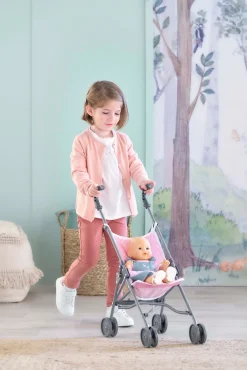 Dukker & Bamser-Corolle Dukkeklapvogn, Pink