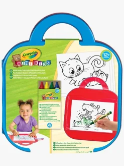 Kreativt Legetøj-Crayola Mini Kids Tegne Og Visk Ud Tegnemåtte