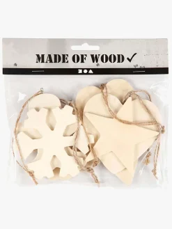 Kreativt Legetøj-CreativCompany Creativ Company Kreasæt Julepynt Vinter 6-pak