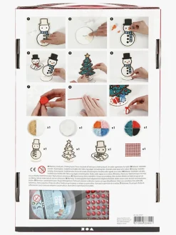 Kreativt Legetøj-CreativCompany Creativ Company Kreasæt Snemand og Juletræ