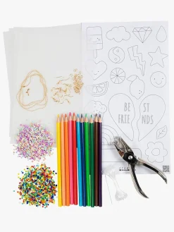 Kreativt Legetøj-CreativCompany Creativ Company  Krympeplast DIY Sæt Øreringe og Halskæder