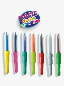 Kreativt Legetøj-SES Creative Airbrush-pustetusser Farveskiftende 7-pak Flerfarvet