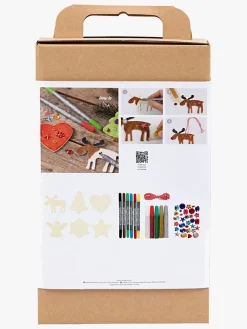 Kreativt Legetøj-Creotime DIY Sæt Juledekorationer