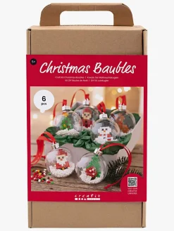 Kreativt Legetøj-Creotime DIY Sæt Julekugler Perler