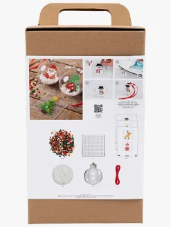 Kreativt Legetøj-Creotime DIY Sæt Julekugler Perler