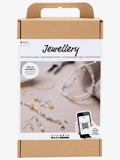 Kreativt Legetøj-Creotime DIY-startsæt Smykker Klassiske Perler