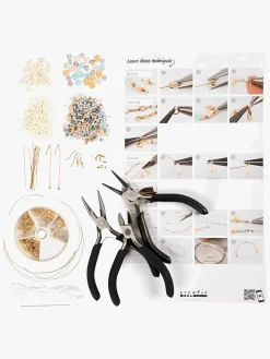 Kreativt Legetøj-Creotime DIY-startsæt Smykker Klassiske Perler