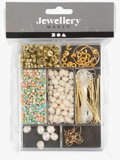 Kreativt Legetøj-Creotime Kreasæt DIY Mix Smykker Ferskvandsperler