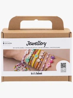 Kreativt Legetøj-Creotime Kreasæt DIY Mix Smykker Farverige Armbånd