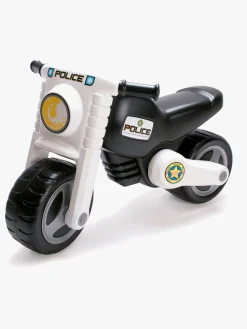 Pedal- & Gåbiler-Dantoy Motorcykel Politi, Sort/Hvid