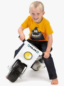 Pedal- & Gåbiler-Dantoy Motorcykel Politi, Sort/Hvid