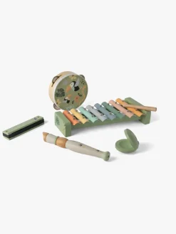 Motorisk Legetøj-Dantoy Musiksæt Wooden In Gift Box