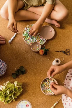 Kreativt Legetøj-Dantoy Pastel Perler Large 520 Stk. Flerfarvet