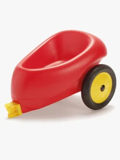 Pedal- & Gåbiler-Dantoy Trailer Gummihjul, Rød/Blå