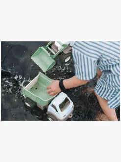 Legetøjsbiler & -Fartøjer-Dantoy Traktor Bioplast Grøn/Grå/Blå