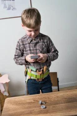 Rolleleg-Dantoy Værktøjsbælte Wood In Gift Box