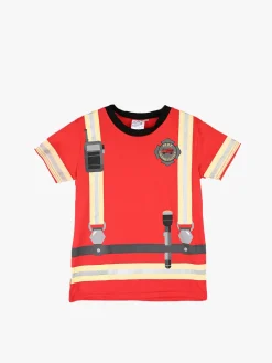 Kostumer & Udklædning-DenGodaFen Den Goda Fen Brandmand T-shirt