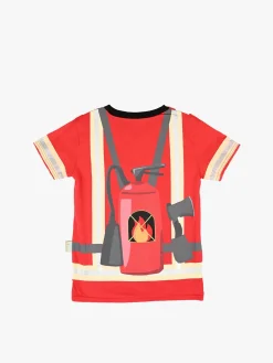 Kostumer & Udklædning-DenGodaFen Den Goda Fen Brandmand T-shirt