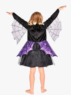 Kostumer & Udklædning-DenGodaFen Den Goda Fen Edderkoppe-kjole med Hårbånd 110-116 cm