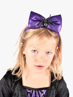 Kostumer & Udklædning-DenGodaFen Den Goda Fen Edderkoppe-kjole med Hårbånd 110-116 cm