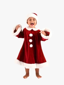Kostumer & Udklædning-DenGodaFen Den Goda Fen Julekjole med Nissehue