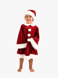 Kostumer & Udklædning-DenGodaFen Den Goda Fen Julekjole med Nissehue