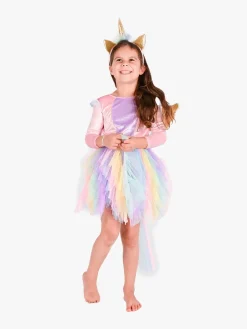 Kostumer & Udklædning-DenGodaFen Den Goda Fen Kostume Enhjørning med Diadem
