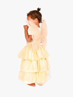 Kostumer & Udklædning-DenGodaFen Den Goda Fen Kostume Fe med Tilbehør, Guldfarvet